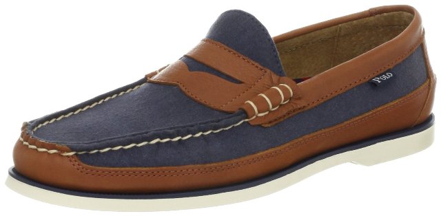 Boat Shoes For Men - Polo Ralph Lauren Mens Blackley Penny Canoe Loafer