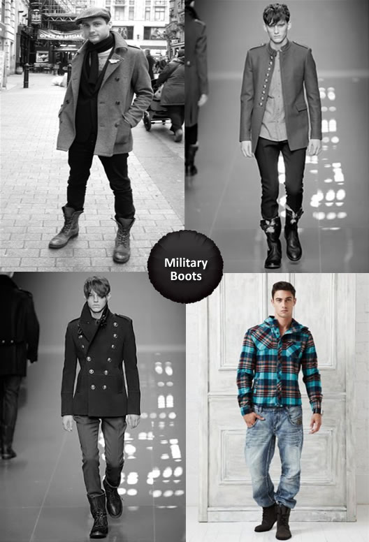 black combat boots mens outfit