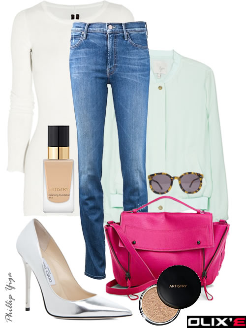 What To Wear To Work - SKINNY JEANS WITH PUMPS TO WORK