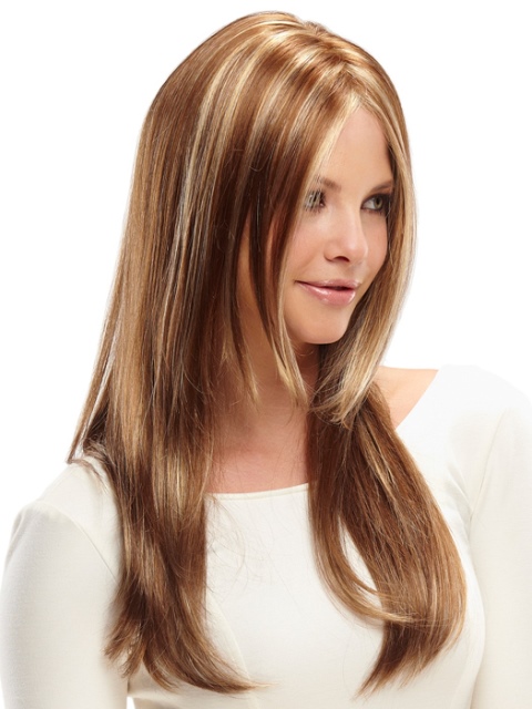 Brown long layered hairstyles