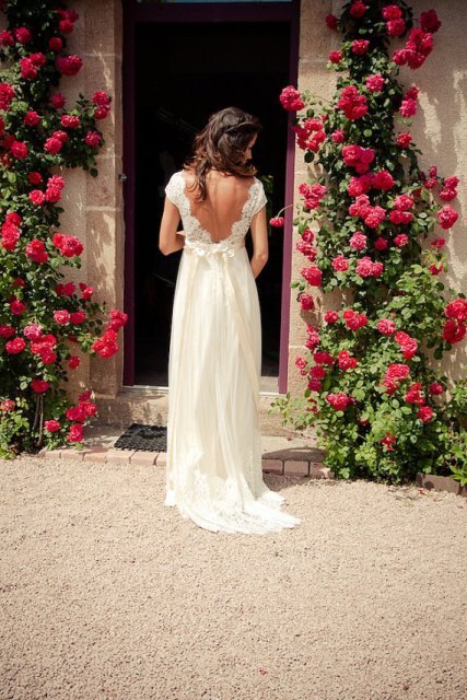 Open Low Back Wedding Dresses