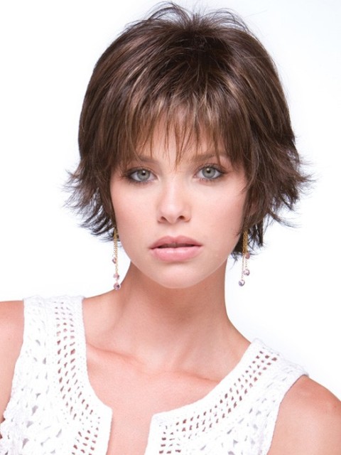 Short Haircuts For Fine Hair - Round Face