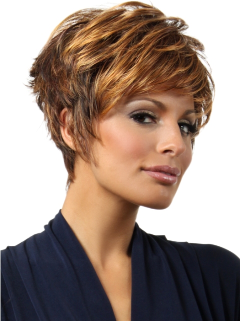Short hairstyles for thick hair for oval faces