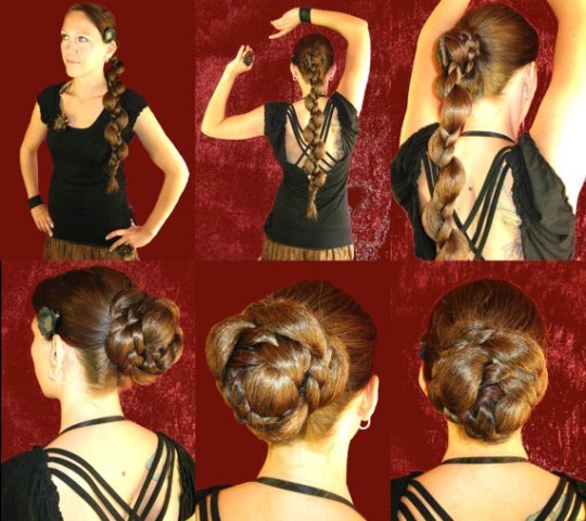 Updo Hairstyles With Braids 