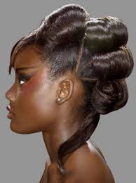 Updos for black women for wavy hair