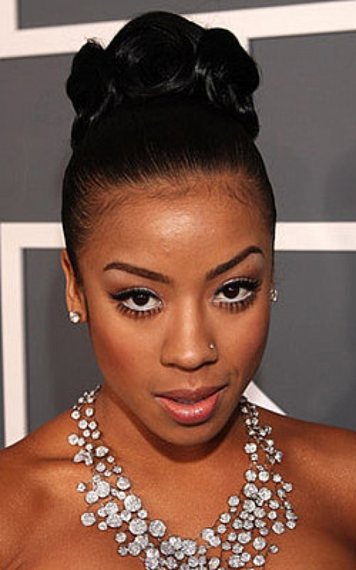 Updos for black women smooth hair