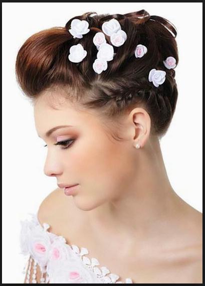 Updos for medium hair for wedding hair styles