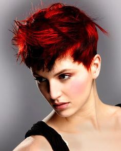 Rocker Pixie - Short Hairstyles for Round Face 