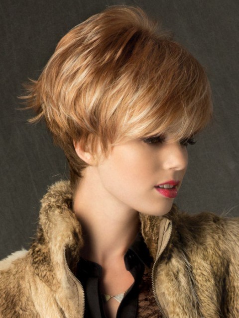 Short haircuts with bangs for women
