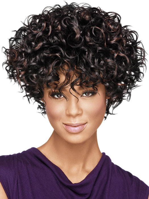 Short hair styles for curly hair, for African American women