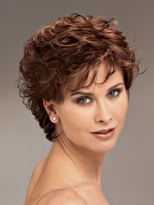 Short hair styles for curly hair, women over 40