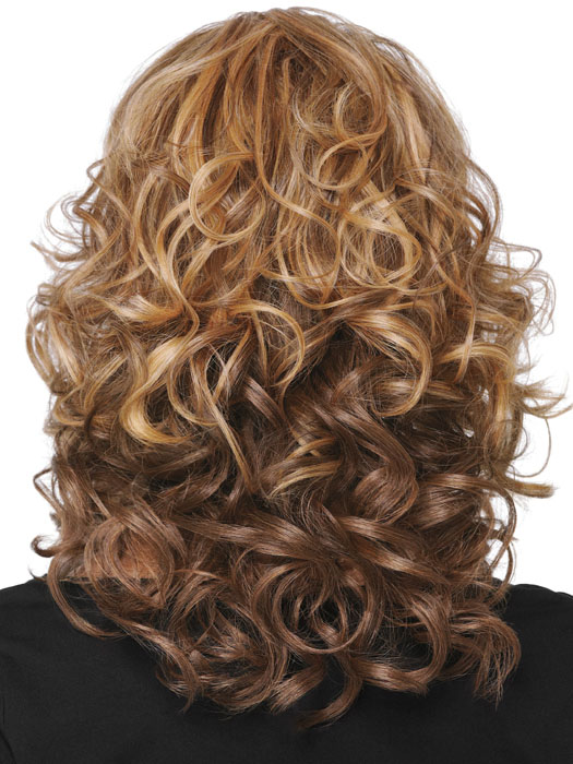 Casual Curl - Brown with Blonde Highlights on dark skin