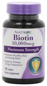 Natrol Biotin 10,000 mcg Maximum Strength Tablets, 100-Count