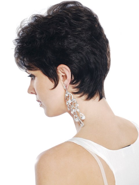 KATE PETITE BY ESTETICA - Straight Black short hairstyles