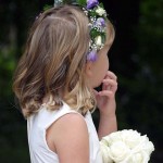 flowergirl floral headband